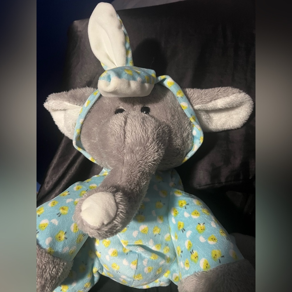easter bunny elephant stuffed animal